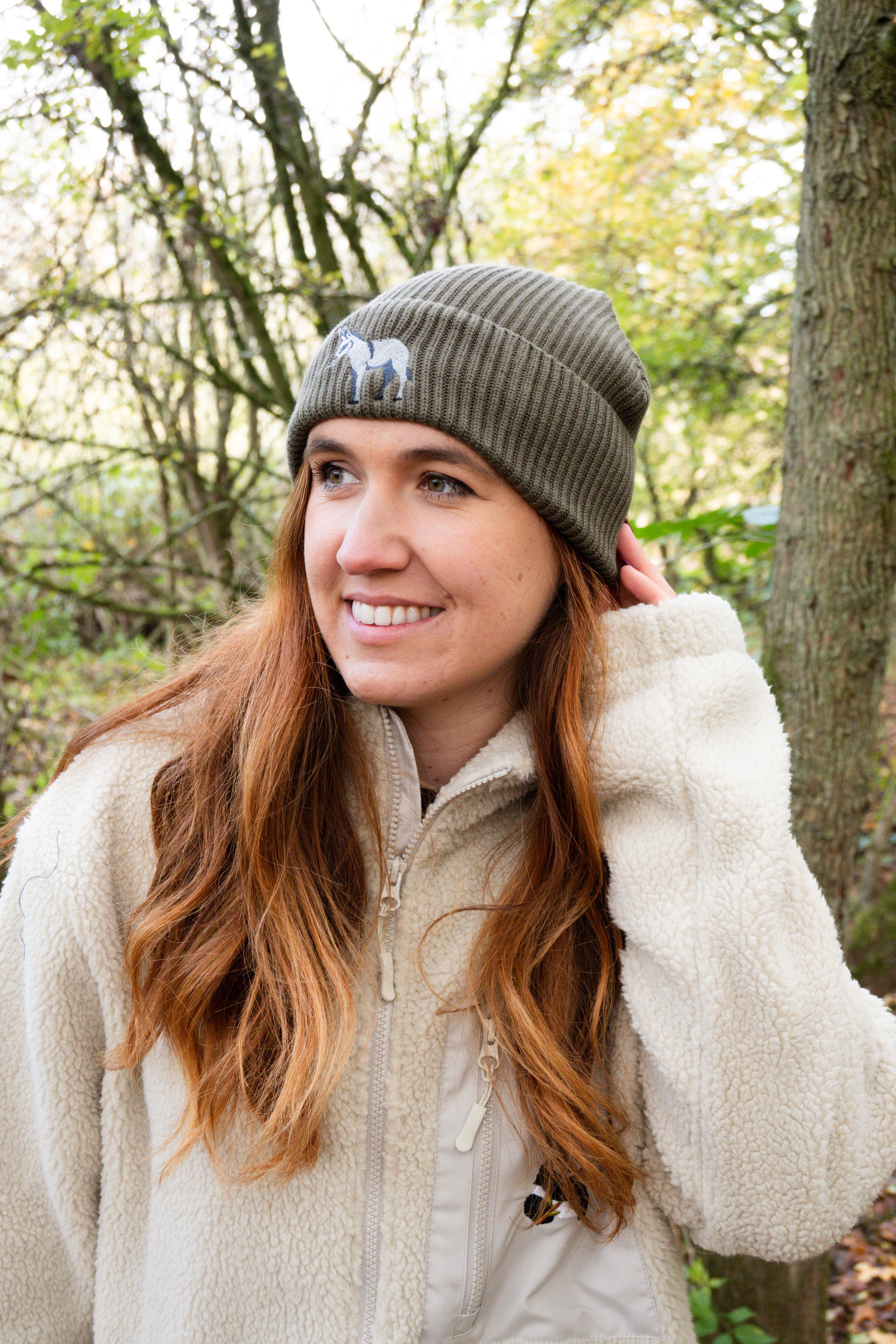 Donkey Embroidered Beanie