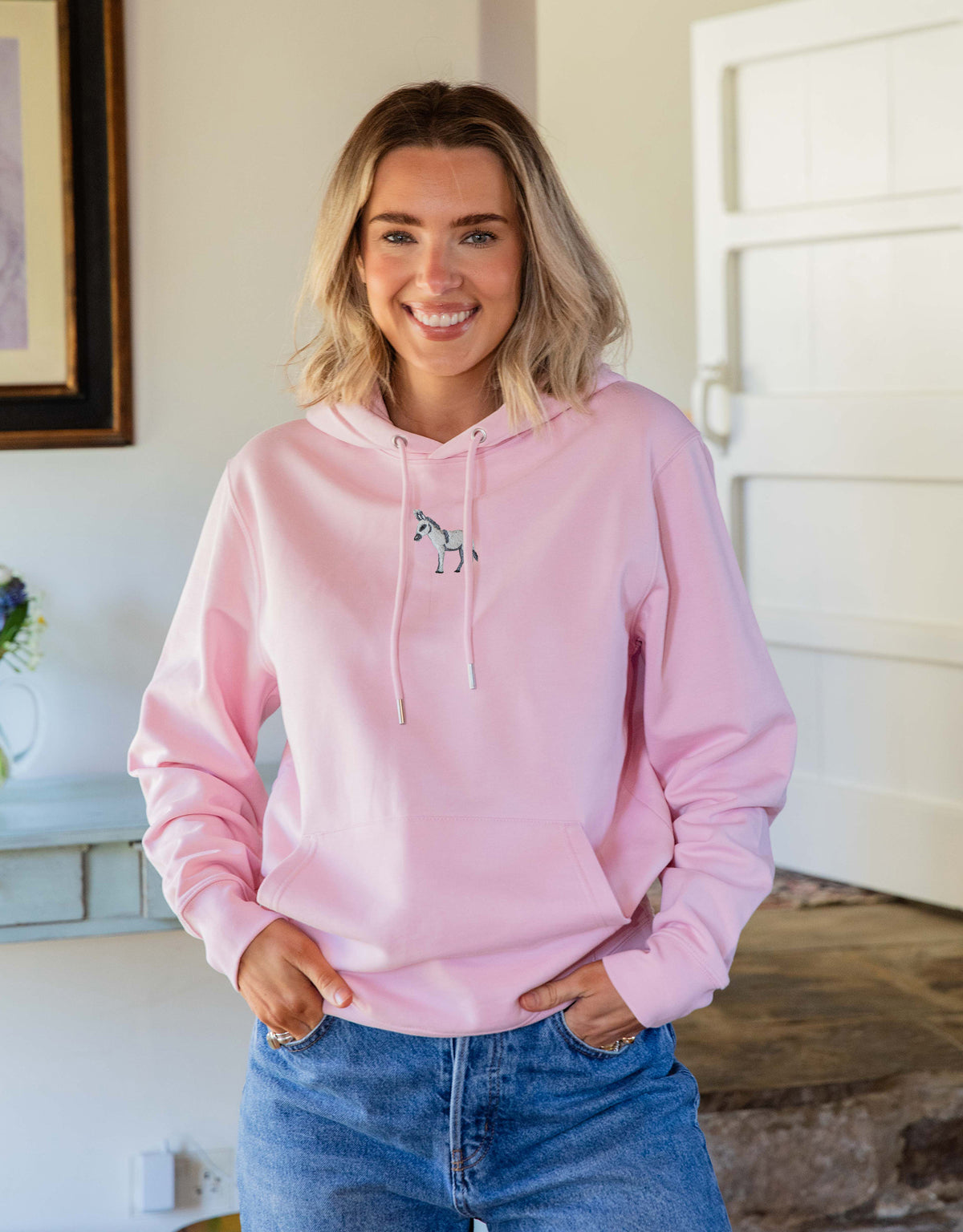 Donkey Embroidered Unisex Hoodie
