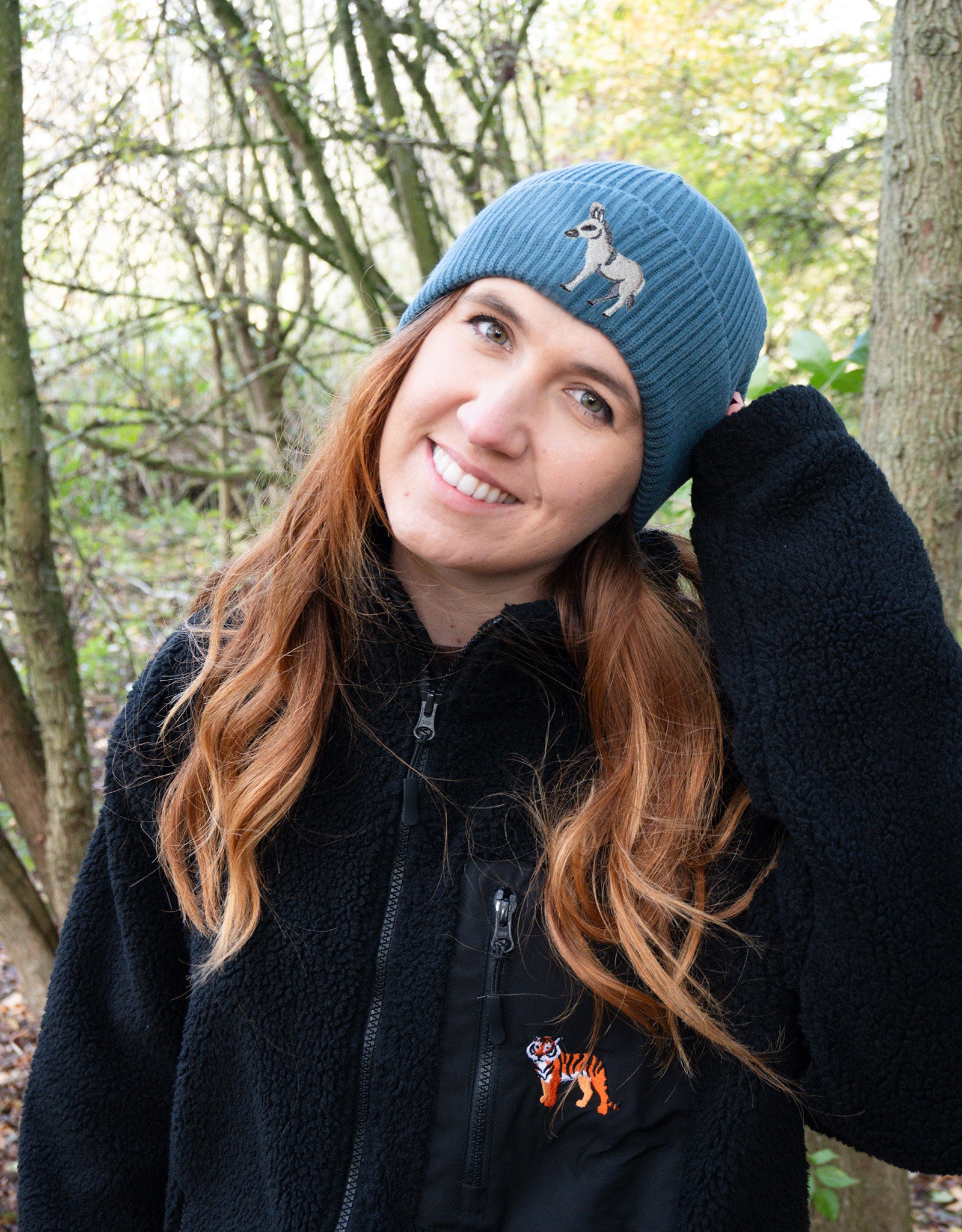 Donkey Embroidered Beanie