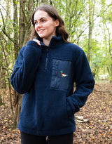 Duck 1/4 Zip Recycled Polyester Fleece