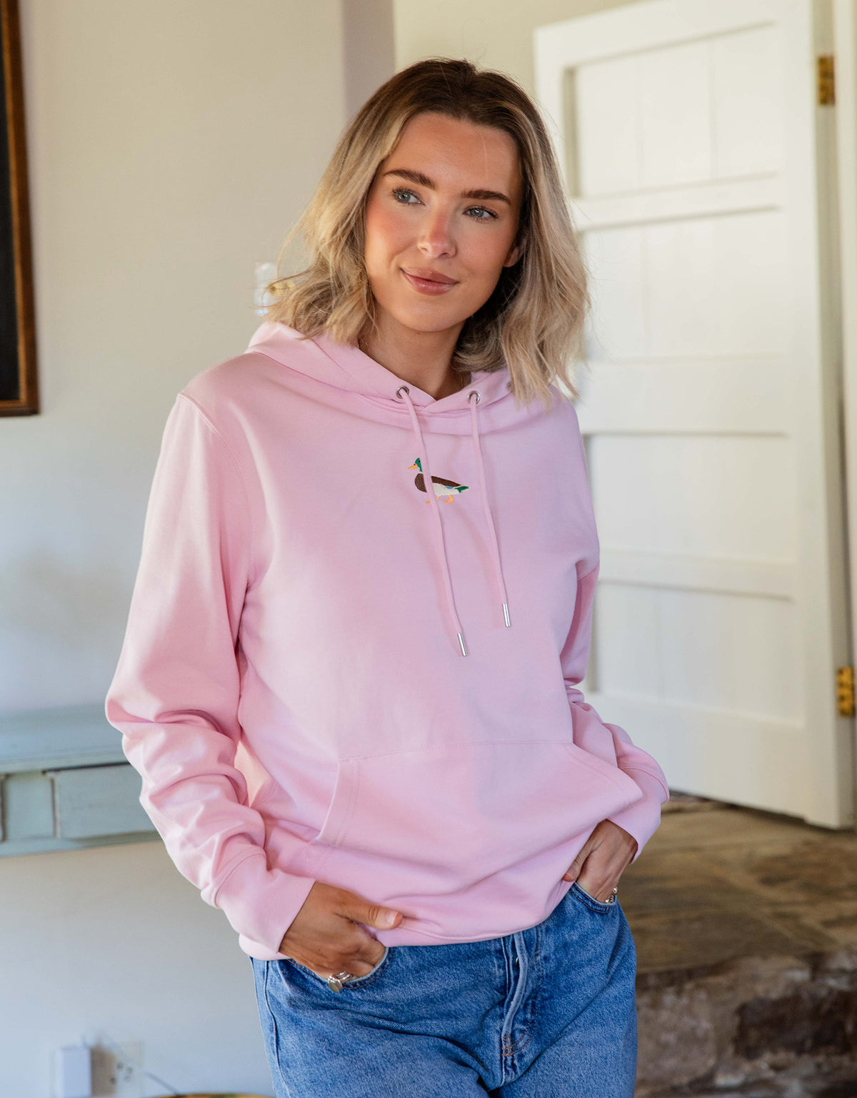 Duck Embroidered Unisex Hoodie