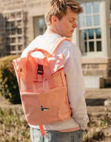 Duck Embroidered Fold-Top Backpack