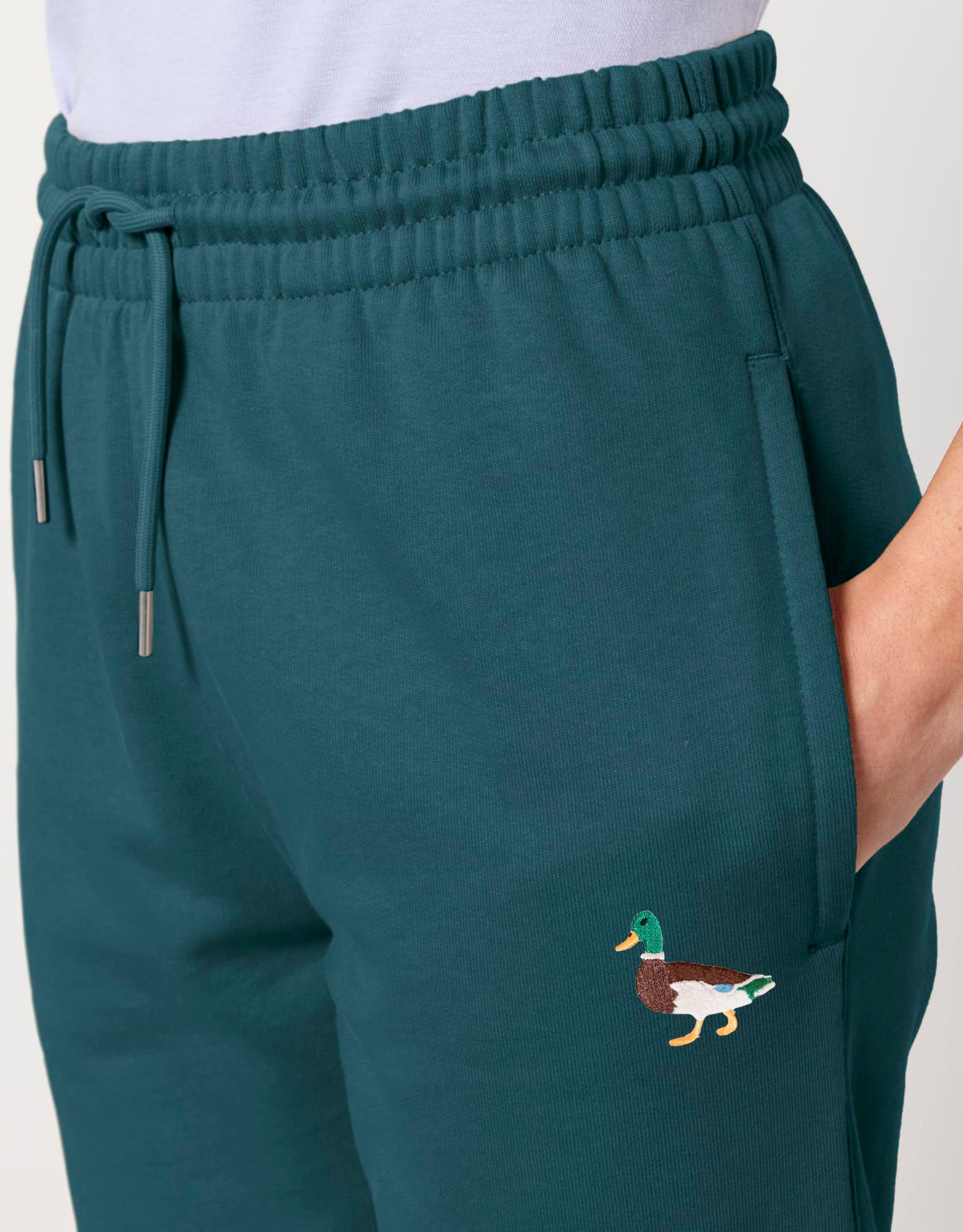 Duck Embroidered Unisex Sweatpants