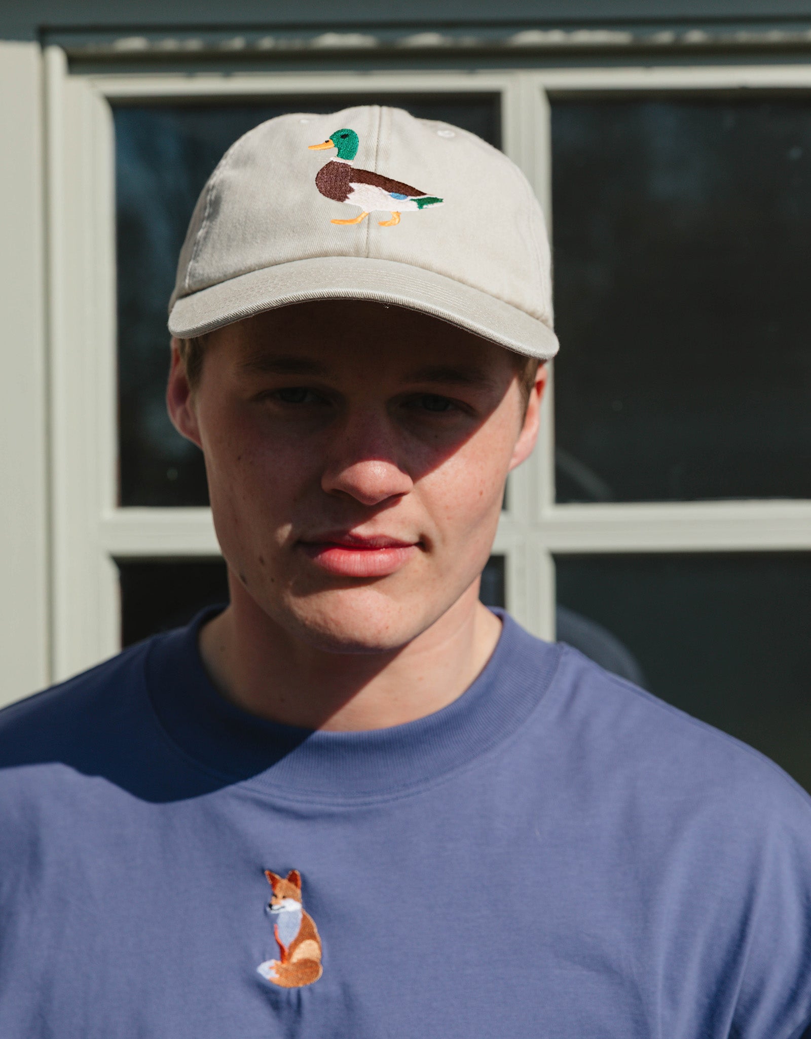 Duck Embroidered Vintage Cap