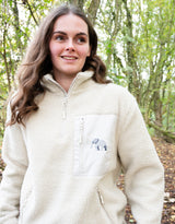 Elephant 1/4 Zip Recycled Polyester Fleece