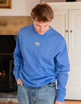 Elephant Embroidered Unisex Sweatshirt