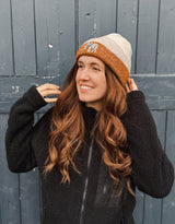 Elephant Embroidered Tonal Beanie