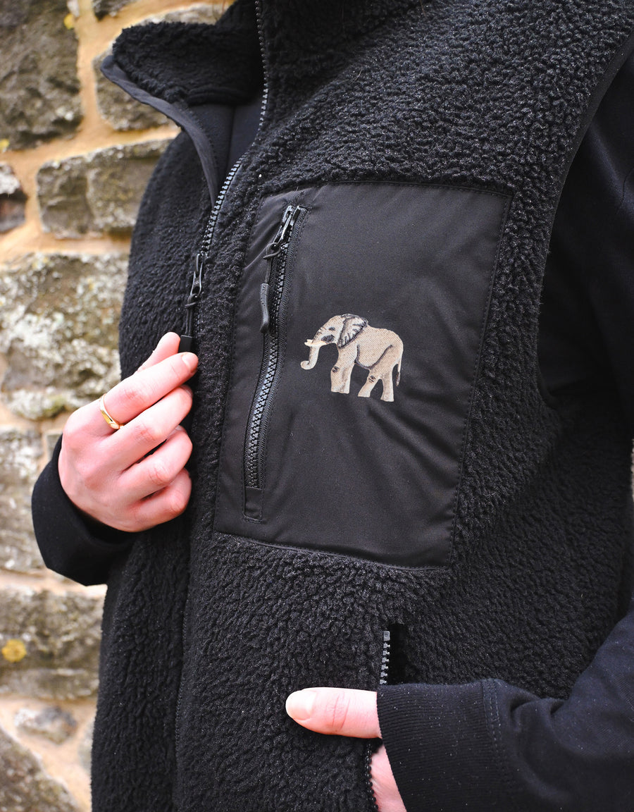 Elephant Recycled Polyester Fleece Gilet