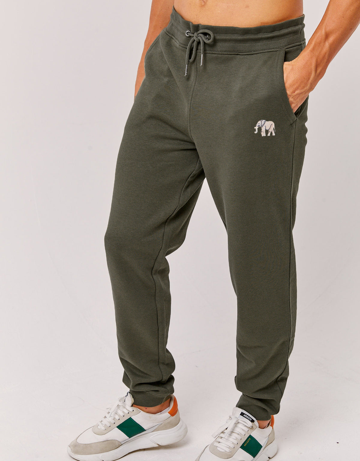 Elephant Embroidered Unisex Sweatpants