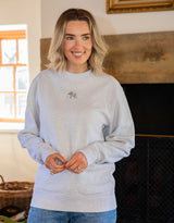 Elephant Embroidered Unisex Sweatshirt