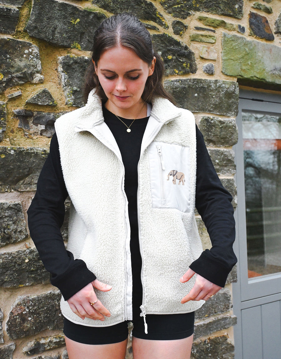 Elephant Recycled Polyester Fleece Gilet