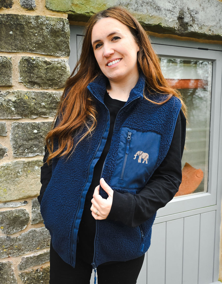 Elephant Recycled Polyester Fleece Gilet