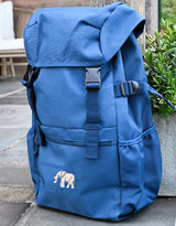 Elephant Embroidered Recycled Rucksack