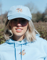 Elephant Embroidered Vintage Cap