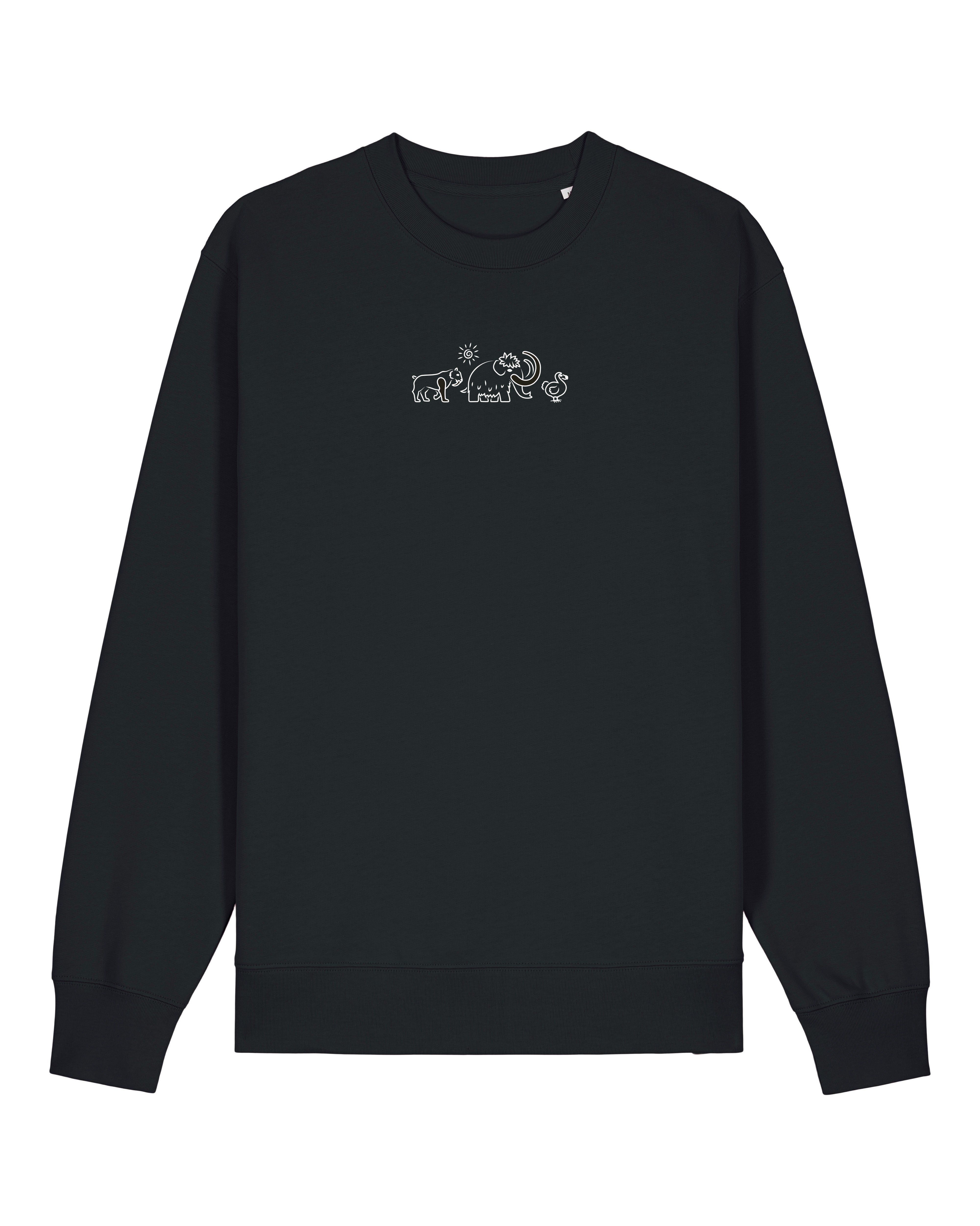 Extinct Drawing Embroidered Unisex Sweatshirt
