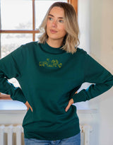 Extinct Drawing Embroidered Unisex Sweatshirt