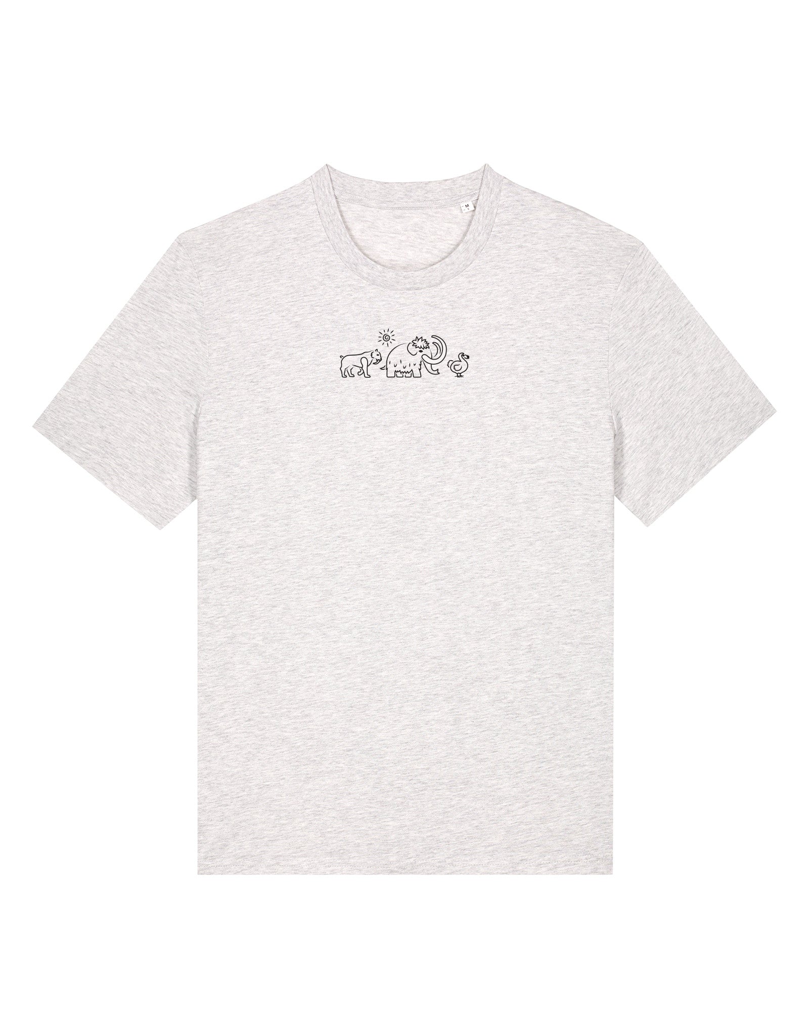 Extinct Drawing Embroidered Unisex T-Shirt