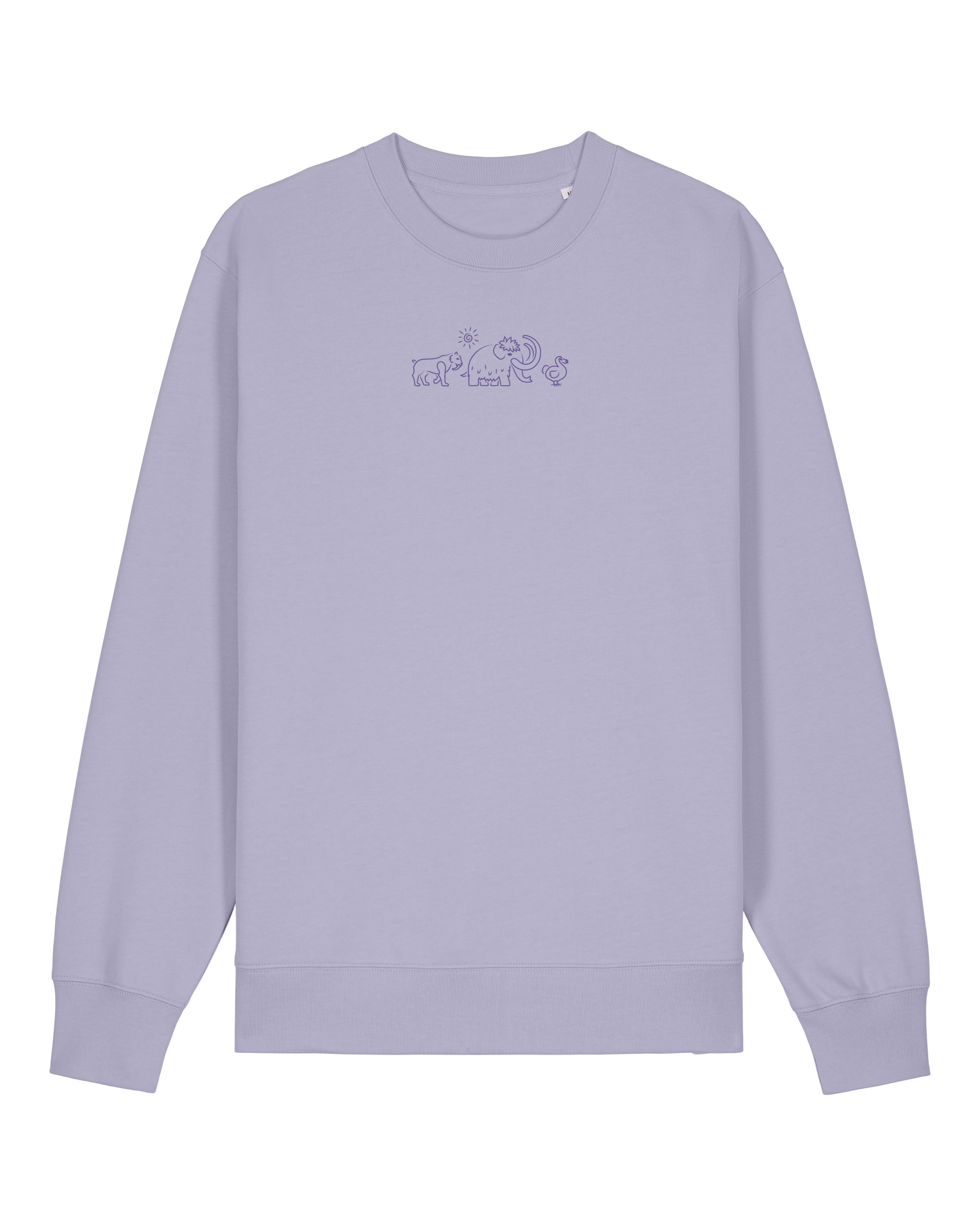 Extinct Drawing Embroidered Unisex Sweatshirt
