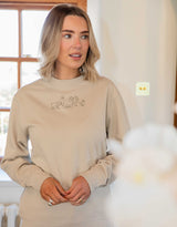 Extinct Drawing Embroidered Unisex Sweatshirt