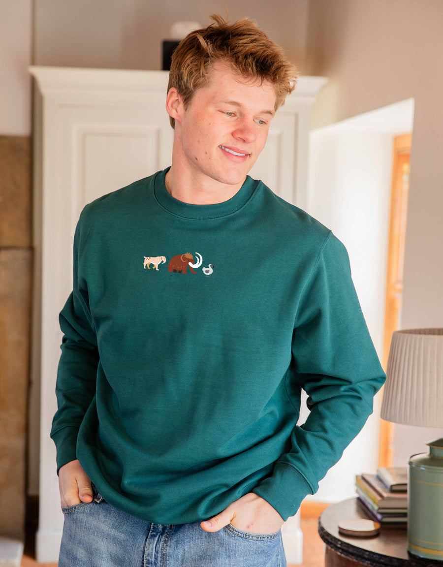 Extinct Embroidered Unisex Sweatshirt