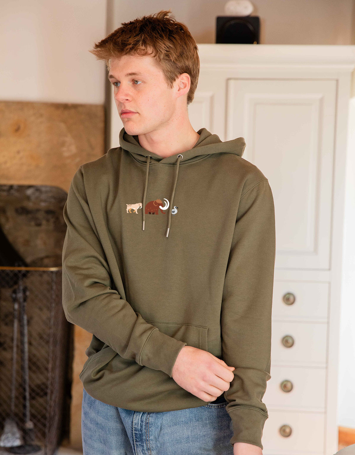 Extinct Embroidered Unisex Hoodie
