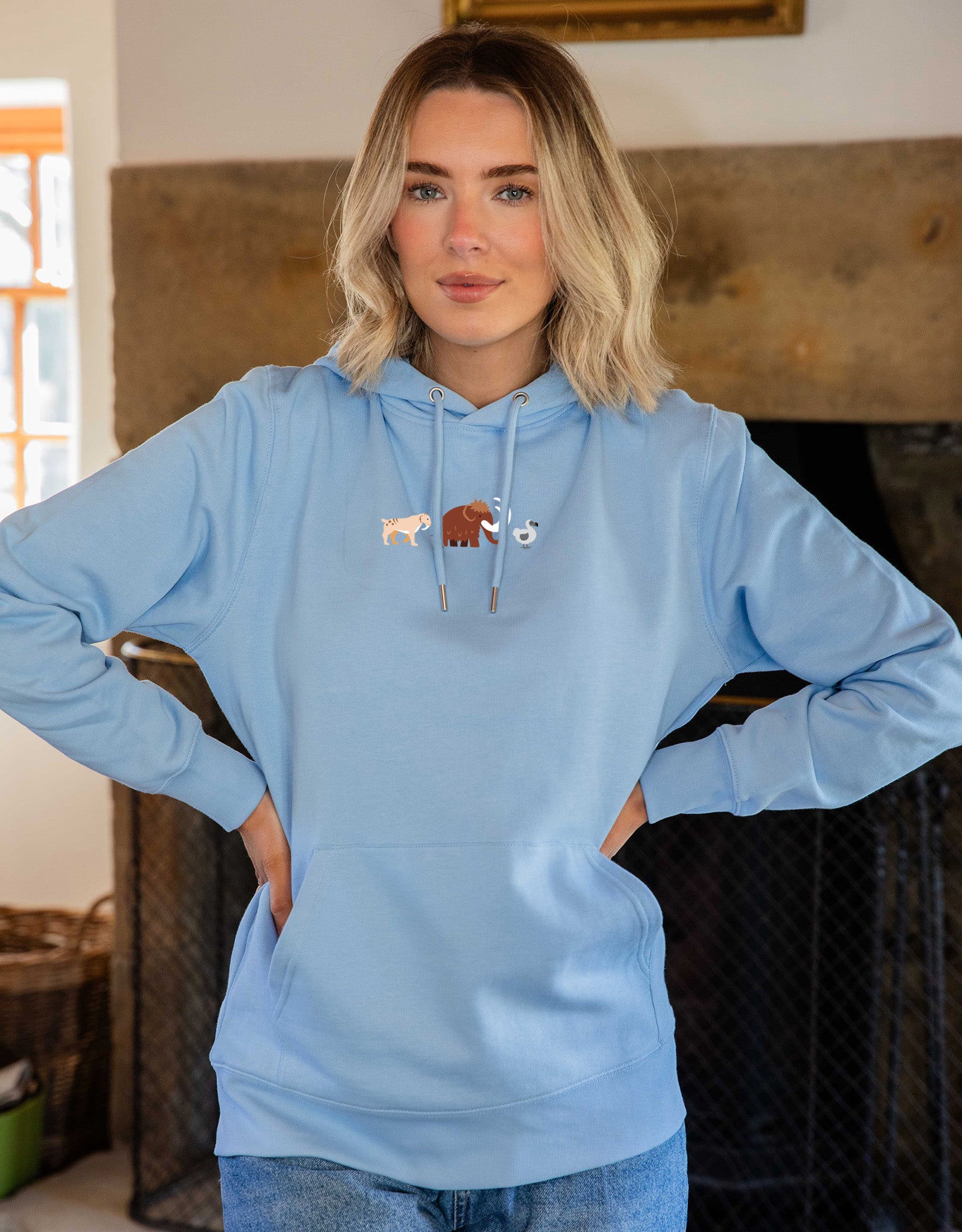 Extinct Embroidered Unisex Hoodie