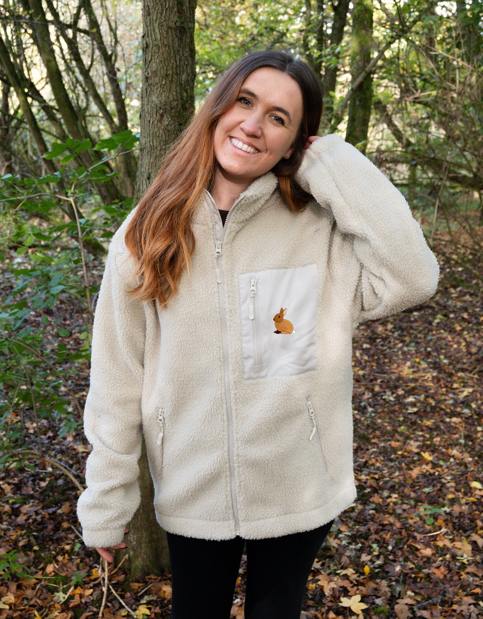 Rabbit Full Zip Recycled Polyester Fleece