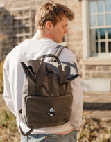 Giant Panda Embroidered Fold-Top Backpack