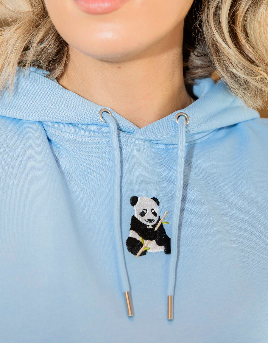 Giant Panda Embroidered Unisex Hoodie