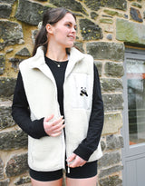 Giant Panda Recycled Polyester Fleece Gilet