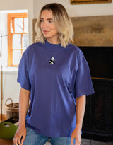 Giant Panda Embroidered Unisex Oversized Tee