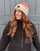 Giant Panda Embroidered Tonal Beanie