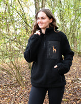 Giraffe 1/4 Zip Recycled Polyester Fleece