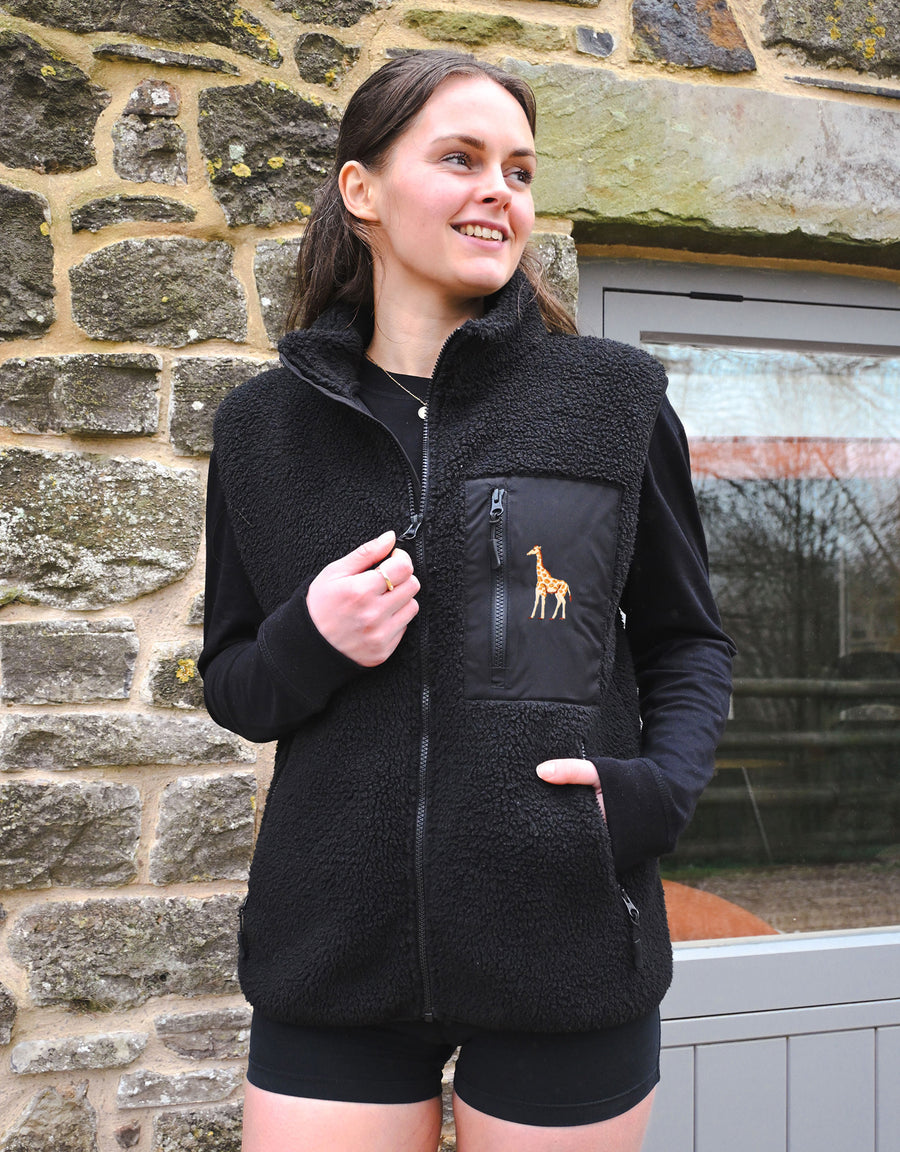 Giraffe Recycled Polyester Fleece Gilet