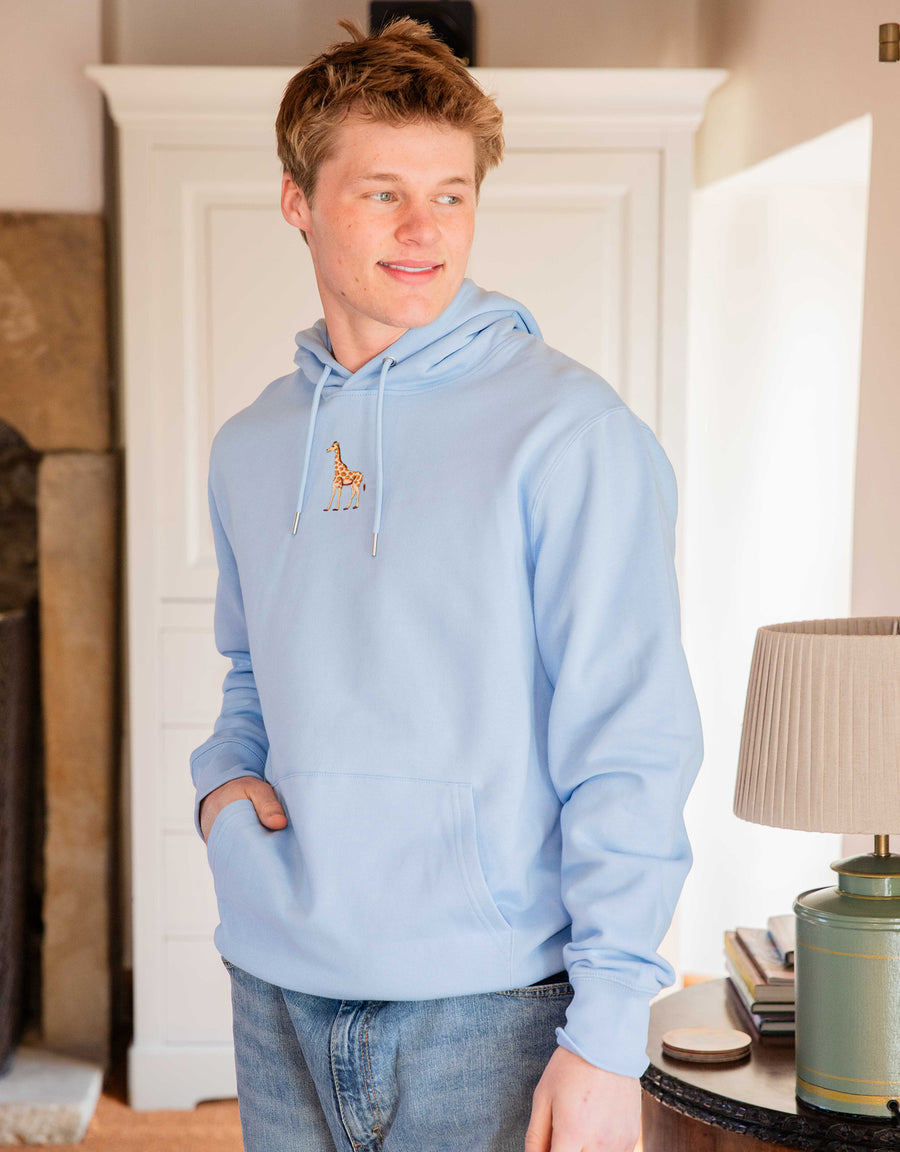 Giraffe Embroidered Unisex Hoodie