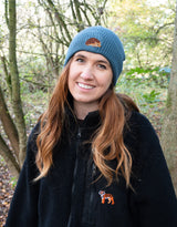 Hedgehog Embroidered Beanie