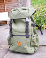 Highland Cow Embroidered Recycled Rucksack