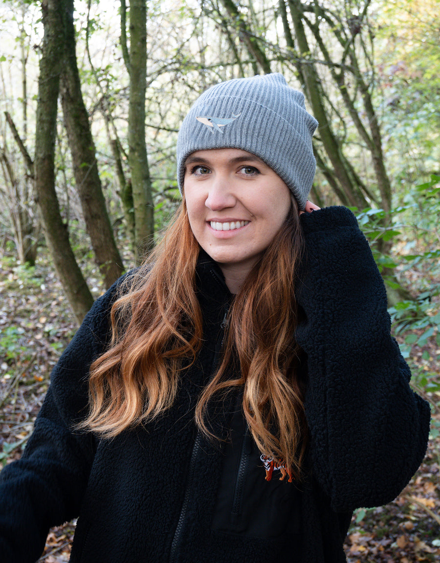 Humpback Whale Embroidered Beanie