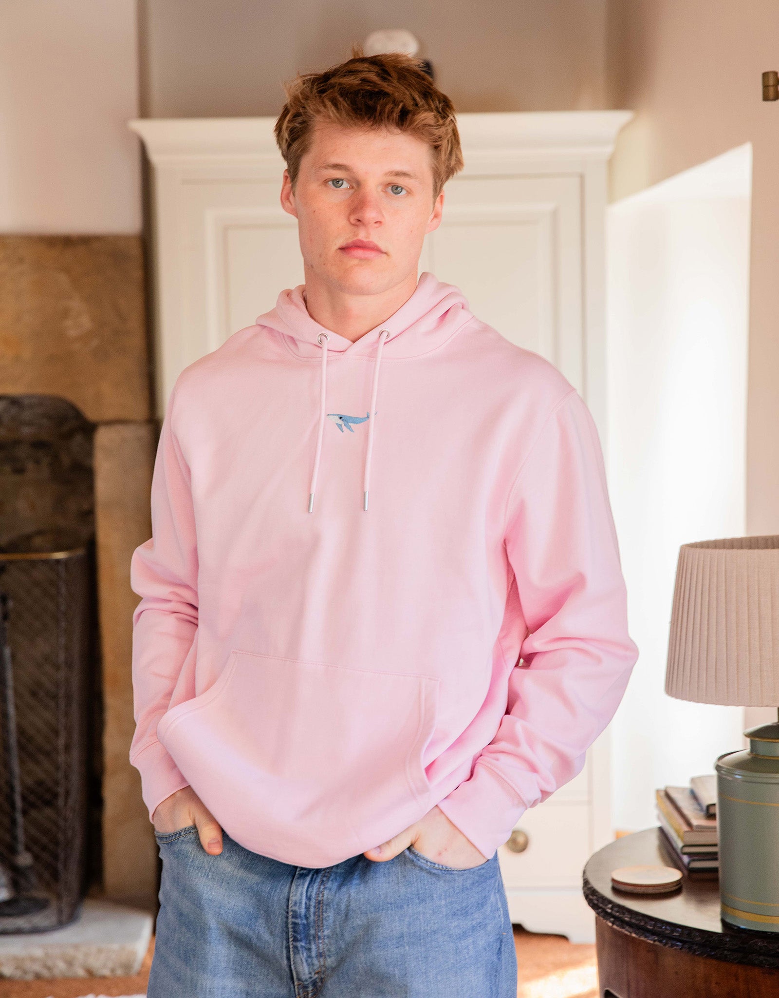 Humpback Whale Embroidered Unisex Hoodie