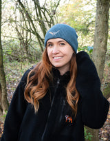 Humpback Whale Embroidered Beanie