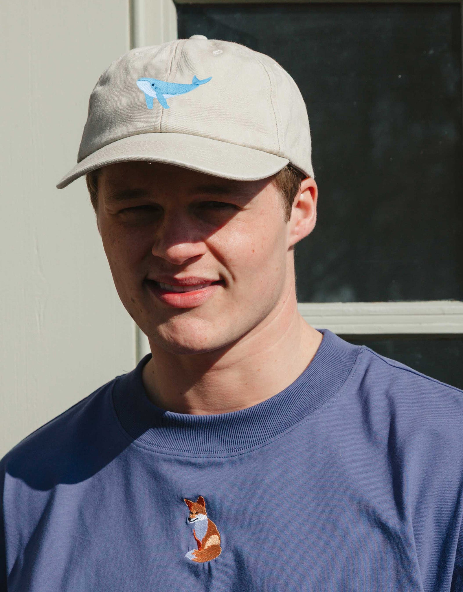 Humpback Whale Embroidered Vintage Cap
