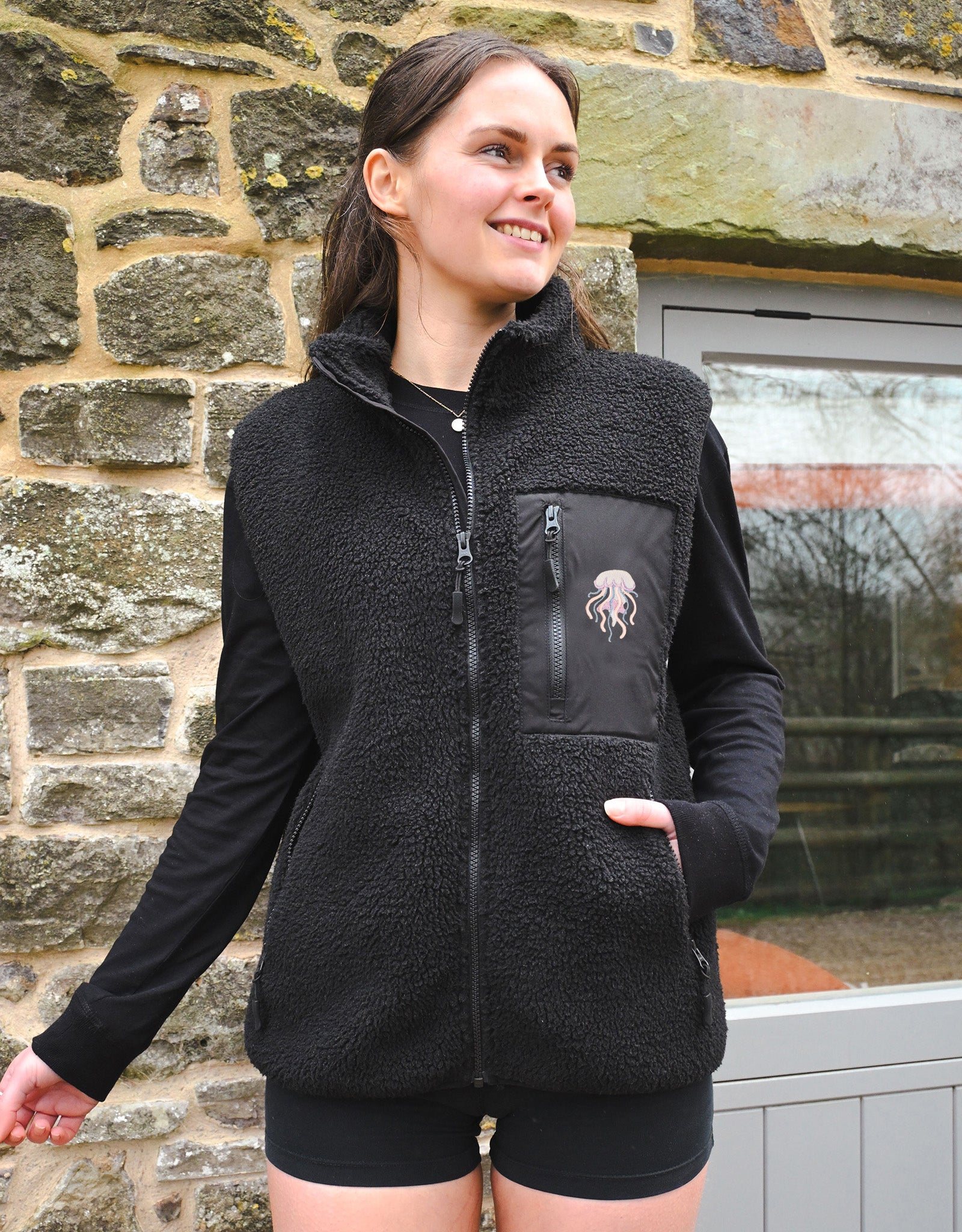 Jellyfish Recycled Polyester Fleece Gilet