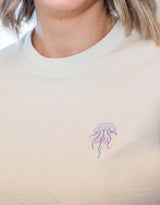 Jellyfish Embroidered Unisex Sweatshirt