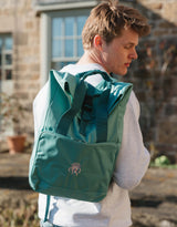 Jellyfish Embroidered Fold-Top Backpack