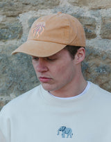 Jellyfish Embroidered Vintage Cap
