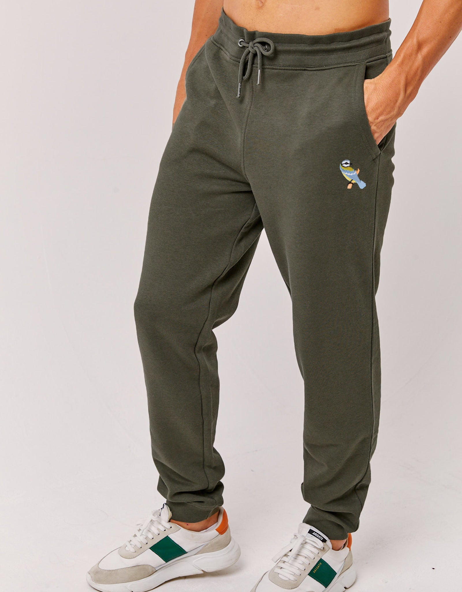 Blue Tit Embroidered Unisex Sweatpants