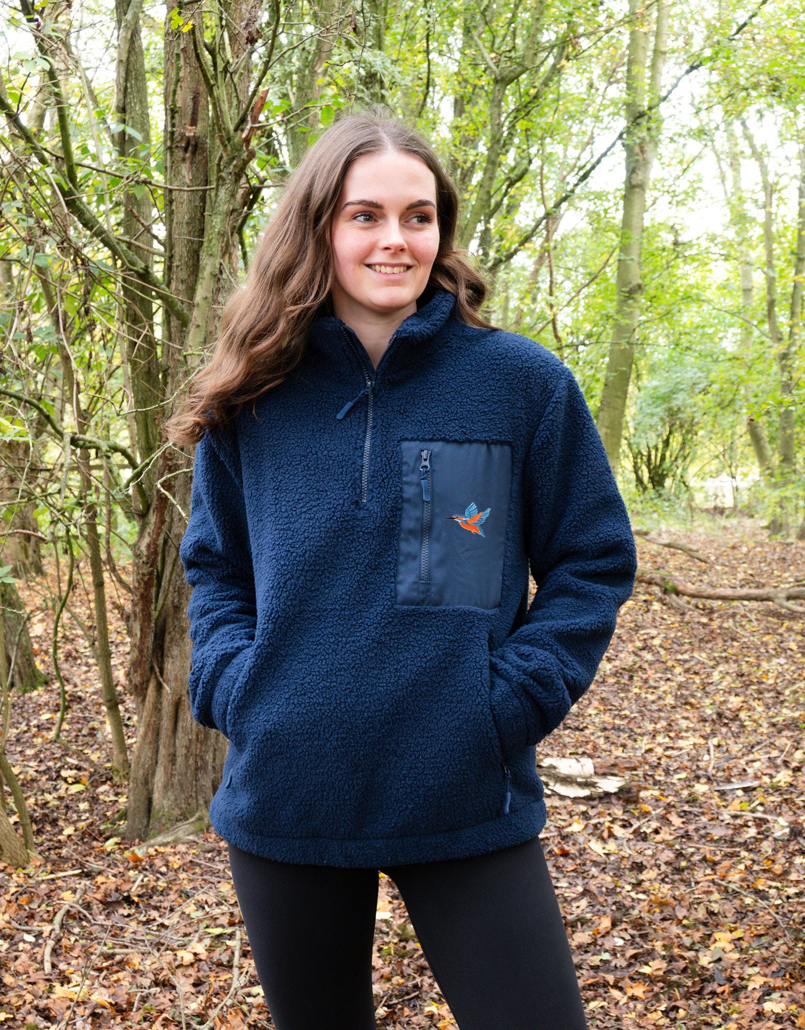Kingfisher 1/4 Zip Recycled Polyester Fleece