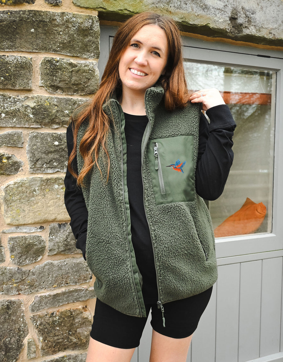 Kingfisher Recycled Polyester Fleece Gilet