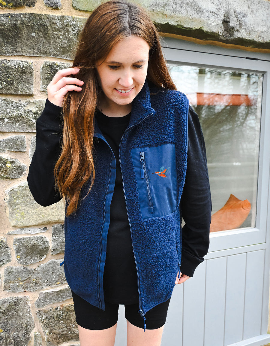Kingfisher Recycled Polyester Fleece Gilet