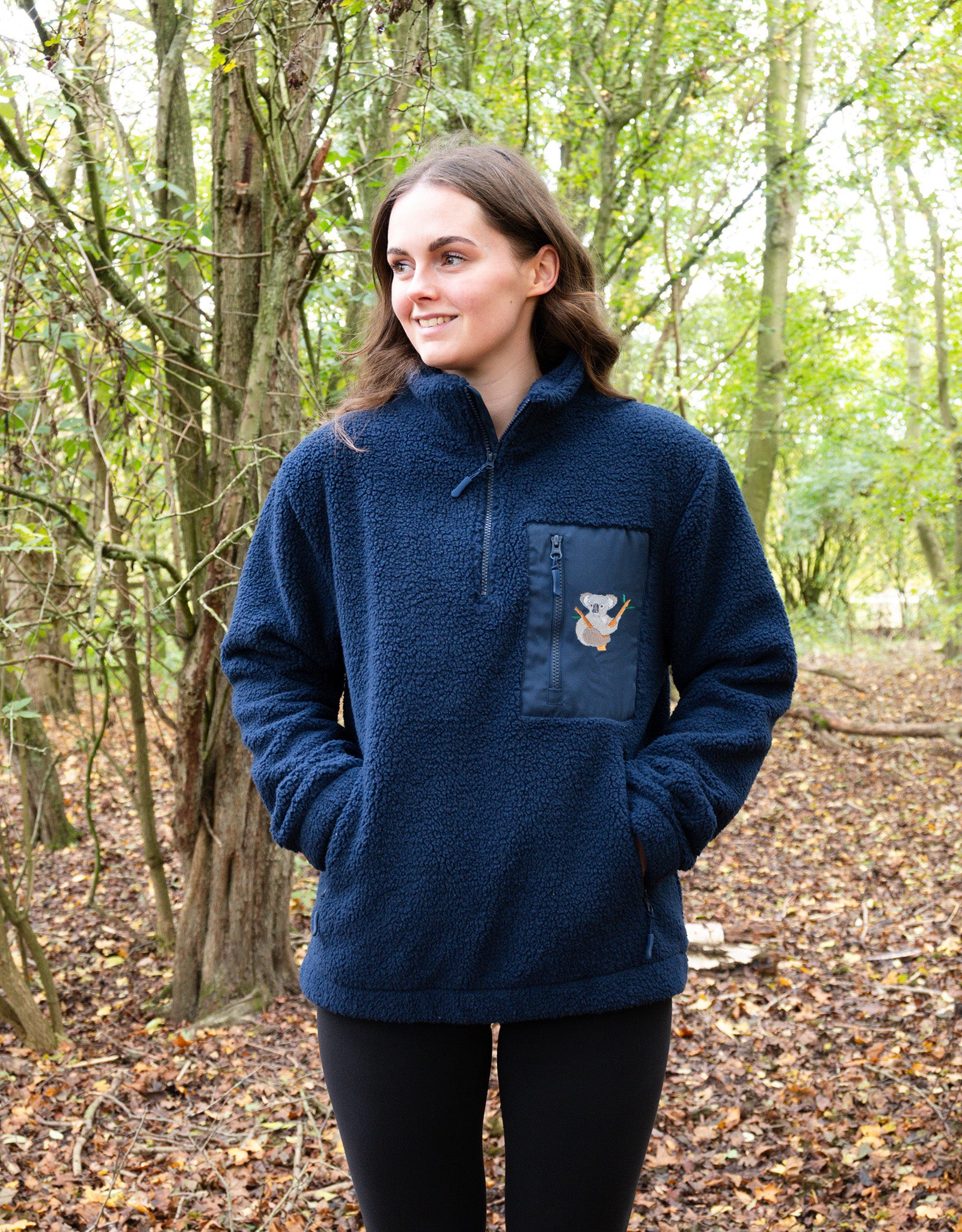 Koala 1/4 Zip Recycled Polyester Fleece